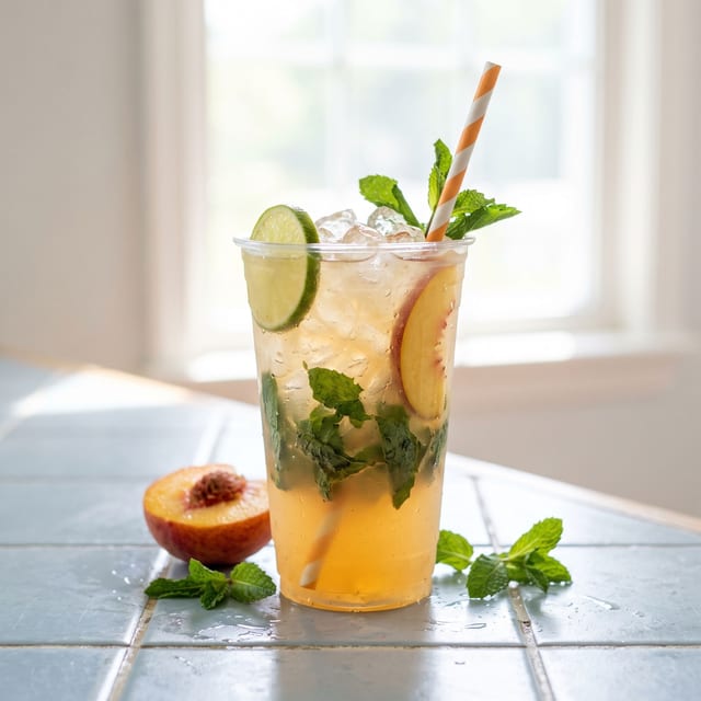 Peach Mojito.