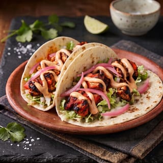 Chicken Tikka Taco