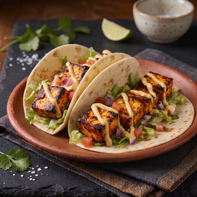 Paneer Tikka Taco.